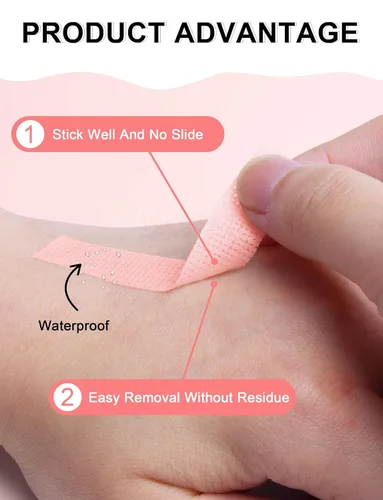Miniatura 5 de 6 rollos de cinta médica de microporos para extensión de pestañas, cinta adhesiva de tela para suministro de extensión de pestañas