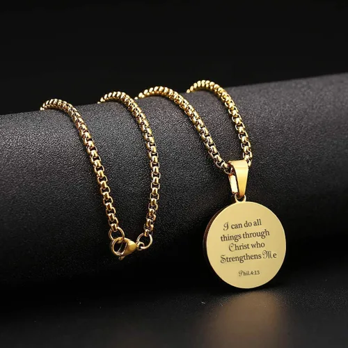 Miniatura 3 de RAMESON Lucas 413 - Collar de atletas hecho en acero inoxidable, para béisbol, fútbol, baloncesto, voleibol, equipo de entrenamiento, regalo
