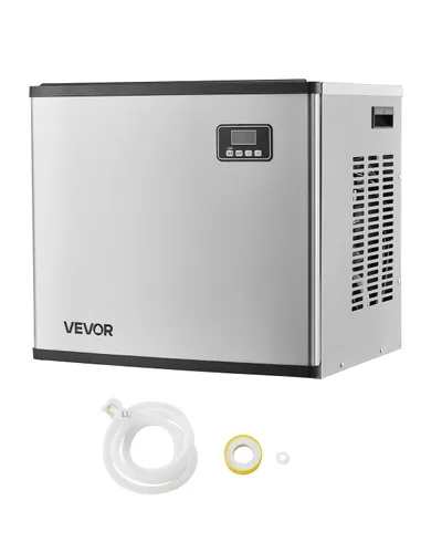 VEVOR Máquina comercial para hacer hielo – Cabezal, máquina de hielo de acero inoxidable de 360 libras/día con autolimpieza, fabricación de hielo