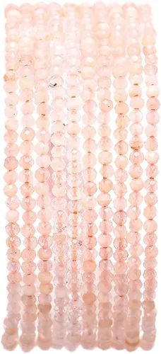 Miniatura 79 de BEADIA Cuentas Facetadas de Piedra Natural Amazonita Rondelle 3x4mm Cuentas Semipreciosas Sueltas para Hacer Joyas 38cm
