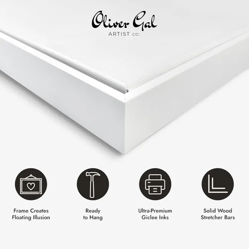 Miniatura 6 de The Oliver Gal Artist Co. Mapas y banderas - Lienzo decorativo enmarcado para pared, diseño de mapamundi Copper, mapas del mundo