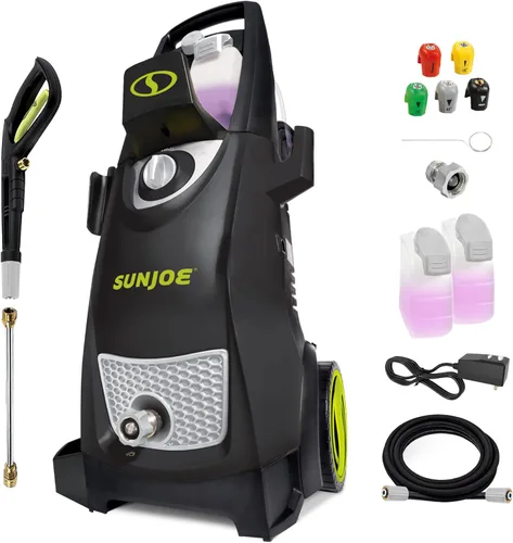 Sun Joe SPX3000 2030 Max PSI 1.76 GPM 14.5-AMP Lavadora eléctrica de alta presión, limpieza automóviles / cercas / patios