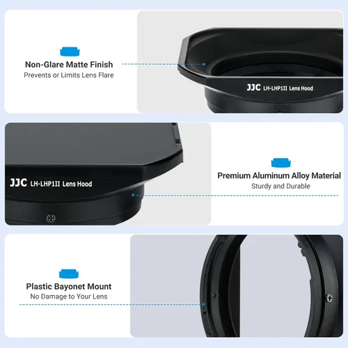 Miniatura 3 de JJC LHP-1 - Pantalla cuadrada de metal para lente y agarre plegable para cámara digital Sony RX1R III RX1RIII RX1R3