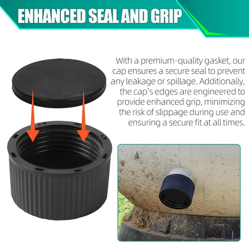 Miniatura 6 de TonGass Paquete de 1 tapón de drenaje de filtro de repuesto exacto negro SX180HG y junta para filtro de arena Hayward seleccionado compatible