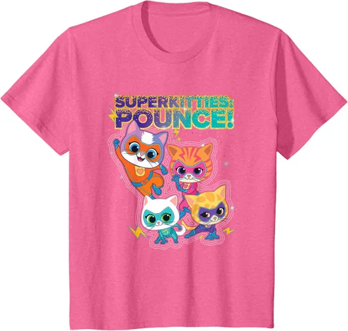 Miniatura 50 de Disney Junior SuperKitties Pounce! Camiseta de equipo completo, talla S