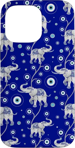 Miniatura 21 de Funda con dije de elefante de mala suerte para iPhone 17