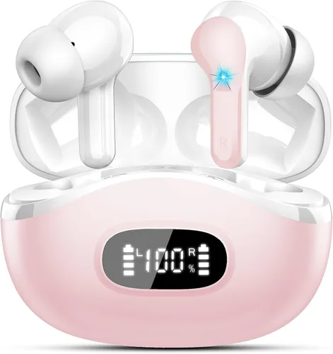 Miniatura 15 de Auriculares inalámbricos, auriculares Bluetooth 5.4 HiFi Stereo, auriculares con 4 micrófonos ENC con cancelación de ruido, auriculares Bluetooth