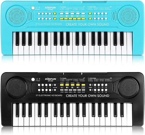 Miniatura 8 de Piano de Teclado para Niños, BIGFUN Piano de 37 Teclas para Niños Pequeños Instrumento de Juguete Educativo Musical Multifunción, Teclado