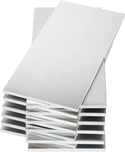 Miniatura 3 de Cupones de soldadura, paquete de 12 unidades 6061 T6 de chapa de aluminio de 2 x 4 x 1/8 pulgadas, kit de práctica de soldadura de placa de aluminio