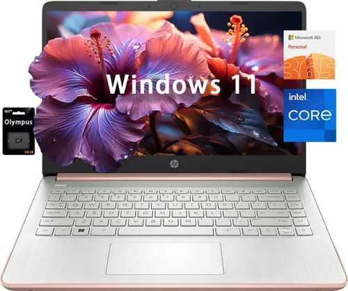 Miniatura 11 de Laptop HP HD de 14 pulgadas para estudiantes y negocios, Intel Quad-Core N4120, 4 GB de RAM, 192 GB de almacenamiento