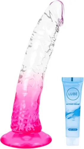 Miniatura 14 de Juguetes sexuales suaves y realistas de 9.4 pulgadas con ventosa para jugar con manos libres, pene grueso azul-morado adecuado para Violeta-Azul