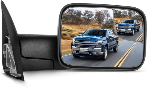 Miniatura 22 de SCITOO Compatible con espejos de remolque 2002-2008 para Dodge para Ram 1500 2003-2009 para Dodge para Ram 2500 3500 Pickup Power Heated Passenger