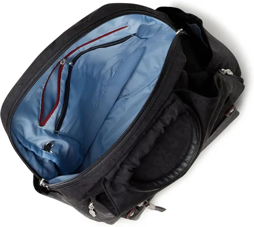 Miniatura 69 de Baggallini Mochila todo el día para mujer con pulsera de teléfono RFID, Negro, talla única