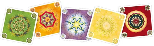 Miniatura 6 de Juego de mesa Mandala Desafiante juego para dos jugadores con hermoso arte abstracto Juego de mesa de estrategia para adultos y niños A partir