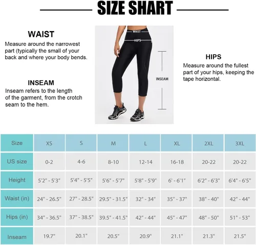 Miniatura 6 de BALEAF Pantalones de ciclismo para mujer, de cintura alta, 4D, acolchados, pantalones cortos capri de ciclismo 34, bolsillos UPF50+