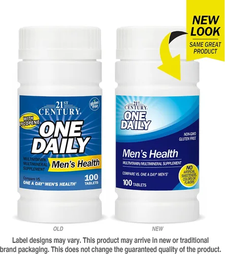 Miniatura 3 de 21st Century One Daily - Tabletas de salud para hombres, 100
