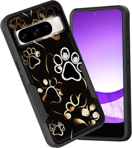 Miniatura 106 de Funda para Pixel 6A, funda híbrida de doble capa resistente a prueba de golpes de policarbonato duro de silicona suave TPU para Google Pixel 6A