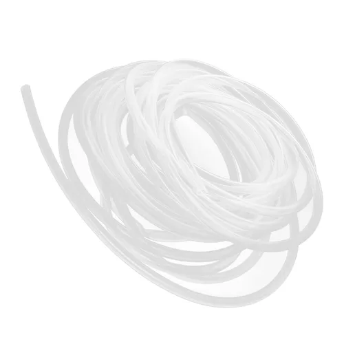 Bettomshin 1 tubo de silicona de 16.4 ft de longitud, 0.118 in ID 0.157 in de diámetro exterior flexible de goma de silicona tubo de manguera de