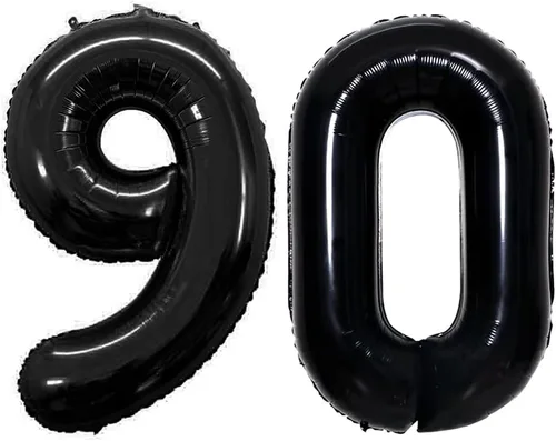 Miniatura 224 de Goer, conjunto de globos de papel aluminio para decoraciones de cumpleaños, globos de las letras de feliz cumpleaños y de números Oro