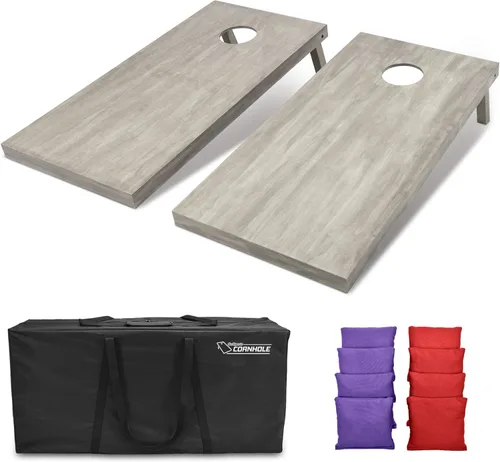 Miniatura 56 de GoSports Juego de tablas de cornhole de madera de tamaño reglamentario de 4 x 2 pies, incluye funda de transporte y bolsas de frijoles