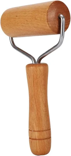 Miniatura 6 de Rodillo de pastelería y pizza Baker Roller Utensilios de cocina de madera para hornear (2)