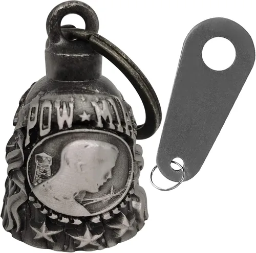 Miniatura 11 de Dream Apparel Campana de motocicleta Guardian Angel Drive Away Gremlin, campana de motociclista para hombres y mujeres, regalo de buena suerte Águila