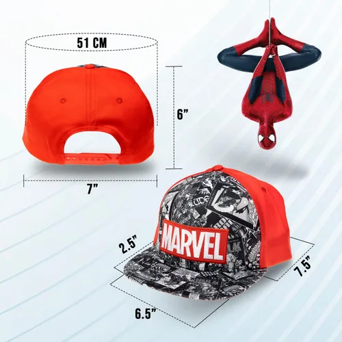Miniatura 3 de Marvel Gorra de béisbol de los Vengadores, gorra de béisbol de talla única para hombre, sombrero cómodo, regalo de los Vengadores para hombres