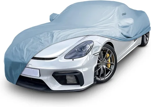 Miniatura 35 de iCarCover Funda Premium para Automóvil para Porsche 356B, 356C de 1960-1965, Resistente al Agua para Todo Tipo de Clima, Ajuste Personalizado