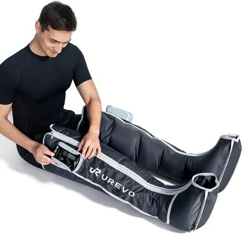 UREVO Smart Leg Recovery PT Pro, tecnología patentada de masaje con tecnología de masaje recargable inalámbrica de compresión de aire para