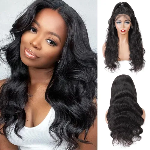 Miniatura 29 de Cabello humano ondulado con cierre frontal de encaje HD 4 x 4, cierre de encaje con cabello de bebé, cabello humano 100% virgen brasileño