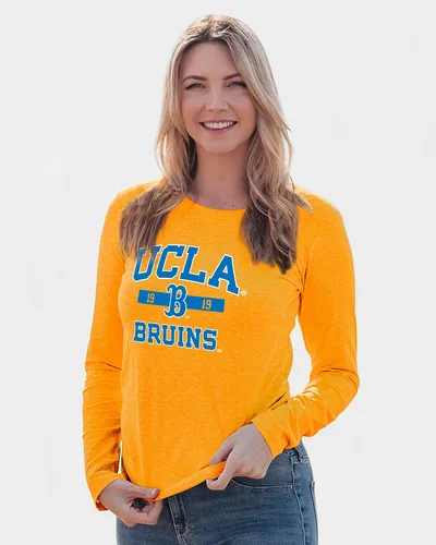 Miniatura 5 de Blue 84 NCAA - Camiseta de manga larga con licencia oficial de la NCAA para mujer, color del equipo atlético