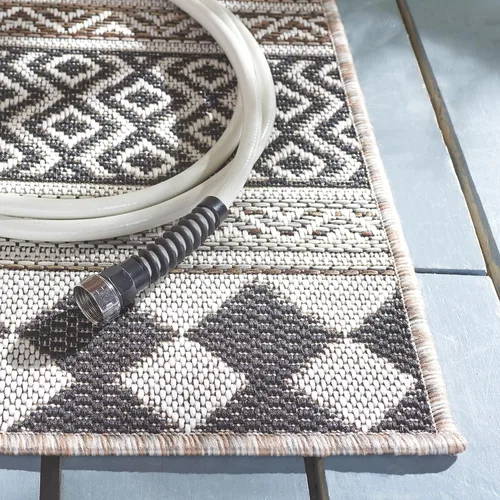 Miniatura 3 de SAFAVIEH Havana Collection HAV325E - Alfombra decorativa estilo marroquí bohemio con diseño tribal para interiores y exteriores, no desprende