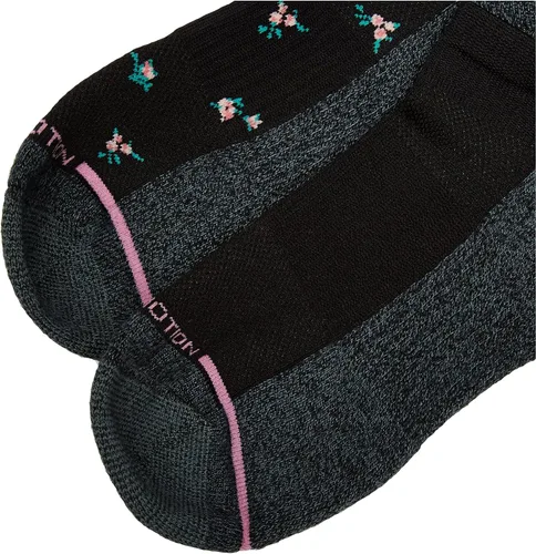 Miniatura 40 de Dr. Motion Calcetines de compresión de corte bajo para mujer, paquete de 2