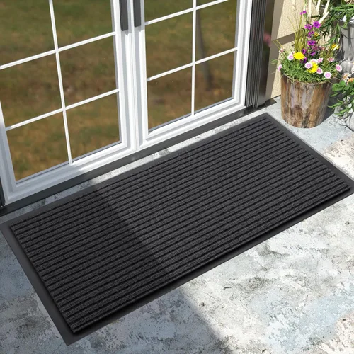 Miniatura 58 de Yimobra Tapete de Bienvenida, Tapetes de Puerta Resistentes y Duraderos para Entrada del Hogar Exterior Interior, Tapete Delantero para Patio