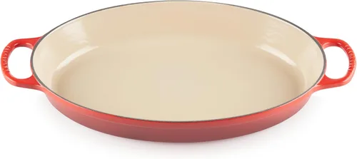 Miniatura 11 de Le Creuset - Cacerola ovalada de hierro fundido esmaltado Signature, 3 cuartos de galón, alcachofa