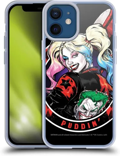 Miniatura 55 de Head Case Designs Funda de gel suave con licencia oficial de Batman DC Comics Love Hate Joker Harley Quinn Graphics [protección de grado militar]