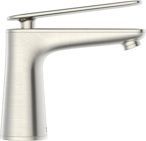 Miniatura 7 de American Standard 7061101.295 Aspirations - Grifo de baño de una sola manija con drenaje, 1.2 GPM, níquel cepillado