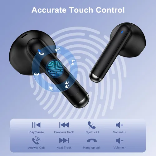 Miniatura 2 de Samsung - Auriculares inalámbricos Bluetooth para Samsung Galaxy A16 5G A17 A36 A56 A26 S25 Ultra FE A15 A35, auriculares impermeables con micrófono