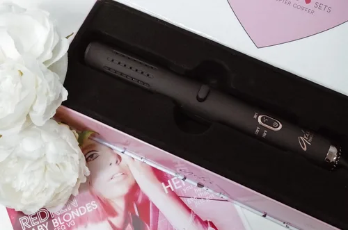 Miniatura 6 de Aria Beauty Insta Styler - Rizador de pelo de cerámica – Varita rizadora de doble voltaje – Rizador para rizos sin esfuerzo – Perfecto para viajes