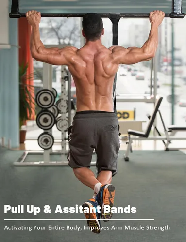 Miniatura 4 de Bandas de resistencia, bandas para entrenamiento con asistencia de tracción - bandas de entrenamiento, bandas de ejercicio, conjunto de bandas