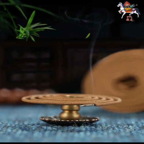 Miniatura 4 de Bobinas de incienso tibetano – Monks Peace Incienso compuesto por 25 plantas naturales – 94 bobinas 4 horas de tiempo de combustión – Utilizado