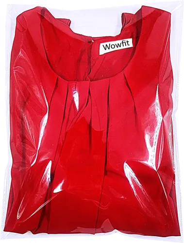 Miniatura 3 de Wowfit 100 bolsas de plástico de celofán transparente de 10 x 13 pulgadas, bolsas de celofán resellables con autosellado ideales para ropa, camisas