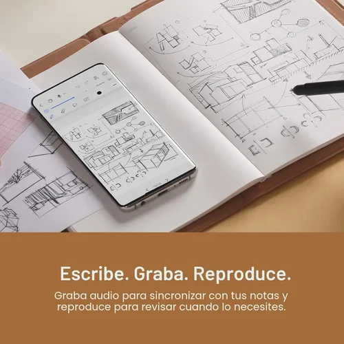 Miniatura 3 de HUION Note - Tableta de Dibujo Cuaderno Digital 2 en 1 con Lápiz sin Batería, Tableta de Papel Inalámbrica Bluetooth Almohadilla de Escritura