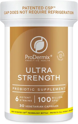 Probiótico ultra fuerte para hombres y mujeres que apoya la salud intestinal, inmunológica, digestiva y del colon, 6 cepas potentes, 100 mil