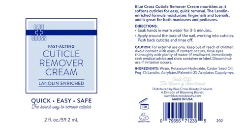Miniatura 7 de Crema Removedora de Cutículas Blue Cross para Cutículas Secas y Dañadas, Suavizante Hidratante de Cutículas para Uñas, Cuidado Profesional de Uñas