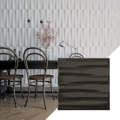 Miniatura 15 de Ekena Millwork 19 5/8 pulgadas de ancho x 19 5/8 pulgadas de alto Naomi EnduraWall Panel decorativo de pared 3D, dorado (cubre 2.67 pies cuadrados).