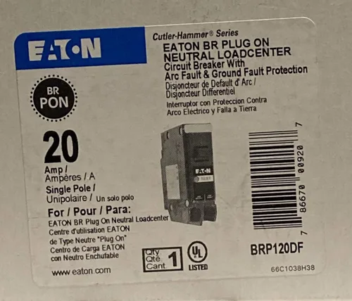 Miniatura 2 de Eaton BRP120DF Br Dual Function Af/gf 1p 20A