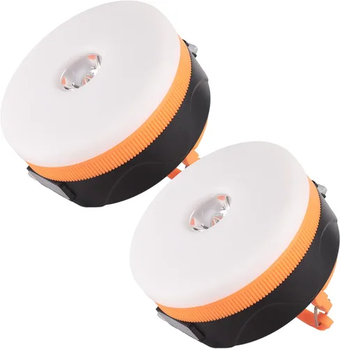 Miniatura 17 de LIT-PaTH - Linterna LED para campamento, luz recargable con base magnética, 4400 mAh, kit de supervivencia para emergencias, huracanes, cortes