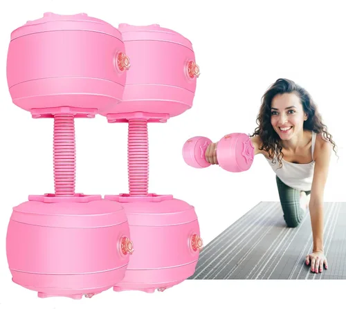 Miniatura 8 de Travel Weights Water Filled Dumbbell Set of 2,6LB Hand Weights for Women at Home Gym Exercise Training
