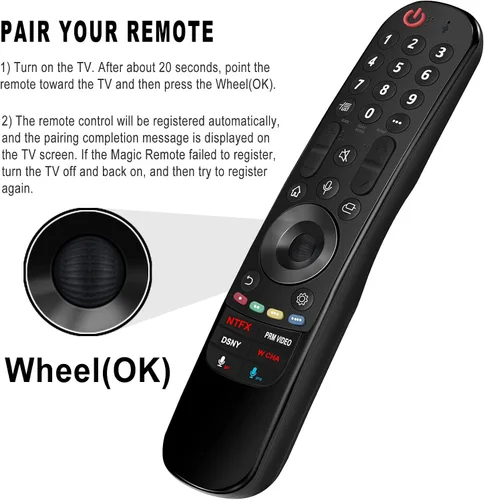 Miniatura 3 de Control remoto de voz mágica de repuesto AN-MR21GC para LG UP8770 UP8000 UP8070 Series 4K Smart TV 43UP8000PUA 50UP8000PUA 55UP8000PUA 70UP8070PUA